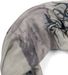 styleBREAKER Damen Loop Schal mit Hirsch Print und geometrischer Einteilung, Schlauchschal mehrfarbig, Tuch 01017131