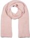 styleBREAKER Damen langer Strick Schal mit Rippen und Perl Strickmuster, warmer Winter Strickschal Einfarbig 01018164