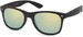 styleBREAKER Unisex Nerd Sonnenbrille mit verspiegelten oder getönten Gläsern, klassisches Retro Design 09020039