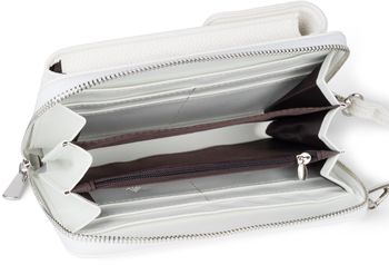 styleBREAKER Damen Mini Bag Geldbörse mit RFID Schutz und Handyfach | Crossbody Umhängetasche mit Schultergurt | Portemonnaie und Handytasche in einem | 19 x 11 x 5,5 cm