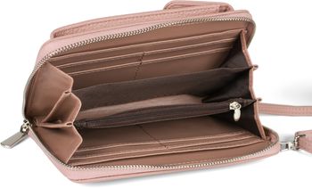 styleBREAKER Damen Mini Bag Geldbörse mit Handy Fach und RFID Schutz, Umhängetasche, Handytasche, Crossbag 02012362