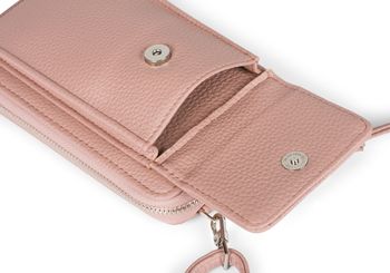 styleBREAKER Damen Mini Bag Geldbörse mit Handy Fach und RFID Schutz, Umhängetasche, Handytasche, Crossbag 02012362