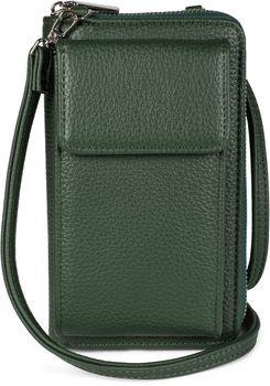 styleBREAKER Damen Mini Bag Geldbörse mit RFID Schutz und Handyfach | Crossbody Umhängetasche mit Schultergurt | Portemonnaie und Handytasche in einem | 19 x 11 x 5,5 cm