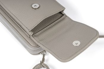 styleBREAKER Damen Mini Bag Geldbörse mit RFID Schutz und Handyfach | Crossbody Umhängetasche mit Schultergurt | Portemonnaie und Handytasche in einem | 19 x 11 x 5,5 cm