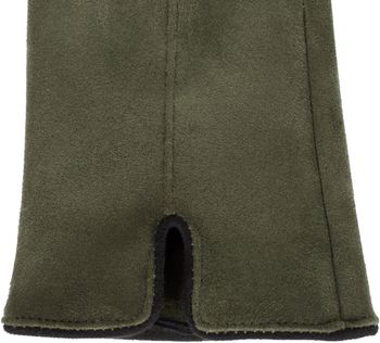 styleBREAKER Damen Touchscreen Handschuhe mit Farbkontrast und Fleece Futter | warme Winterhandschuhe | weiche elastische Thermo Fingerhandschuhe