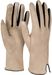 styleBREAKER Damen Touchscreen Handschuhe mit Farbkontrast und Fleece Futter | warme Winterhandschuhe | weiche elastische Thermo Fingerhandschuhe