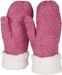 styleBREAKER Damen warme Winter Strick Fäustlinge, Handschuhe mit Rauten Muster, Thermo Fleece, Strickhandschuhe 09010031