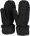 styleBREAKER Damen warme Winter Strick Fäustlinge, Handschuhe mit Rauten Muster, Thermo Fleece, Strickhandschuhe 09010031