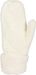 styleBREAKER Damen warme Winter Strick Fäustlinge, Handschuhe mit Rauten Muster, Thermo Fleece, Strickhandschuhe 09010031