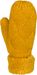 styleBREAKER Damen warme Winter Strick Fäustlinge, Handschuhe mit Rauten Muster, Thermo Fleece, Strickhandschuhe 09010031
