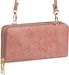 styleBREAKER Damen 2 in 1 Mini Bag Umhängetasche mit genarbter Oberfläche, Geldbörse, Handytasche, Schultertasche 02012364