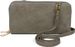 styleBREAKER Damen 2 in 1 Mini Bag Umhängetasche mit genarbter Oberfläche, Geldbörse, Handytasche, Schultertasche 02012364