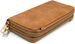 styleBREAKER Damen 2 in 1 Mini Bag Umhängetasche mit genarbter Oberfläche, Geldbörse, Handytasche, Schultertasche 02012364