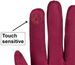 styleBREAKER Damen Touchscreen Handschuhe mit Zick-Zack Stepp und Fleece Futter, warme Fingerhandschuhe, Winter 09010033