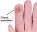 styleBREAKER Damen Touchscreen Handschuhe mit Zick-Zack Stepp und Fleece Futter, warme Fingerhandschuhe, Winter 09010033