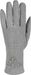 styleBREAKER Damen Touchscreen Handschuhe mit Strass und Perlen, Fleece Futter, warme Fingerhandschuhe, Winter 09010035