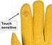 styleBREAKER Damen Touchscreen Handschuhe mit Strass und Perlen, Fleece Futter, warme Fingerhandschuhe, Winter 09010035
