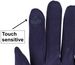 styleBREAKER Damen Touchscreen Handschuhe mit Strass und Perlen, Fleece Futter, warme Fingerhandschuhe, Winter 09010035