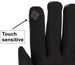 styleBREAKER Damen Touchscreen Handschuhe mit Fischgrät Muster und Fleece Futter, warme Fingerhandschuhe, Winter 09010036