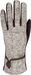 styleBREAKER Damen Touchscreen Handschuhe mit Fischgrät Muster und Fleece Futter, warme Fingerhandschuhe, Winter 09010036