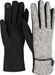 styleBREAKER Damen Touchscreen Handschuhe mit Fischgrät Muster und Fleece Futter, warme Fingerhandschuhe, Winter 09010036