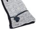 styleBREAKER Damen Touchscreen Handschuhe mit Fischgrät Muster und Fleece Futter, warme Fingerhandschuhe, Winter 09010036