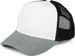 styleBREAKER Unisex 6-Panel Snapback Cap meliert mit Mesh Einsatz hinten, Baseball Cap, Basecap, verstellbar 04023079