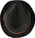 styleBREAKER Trilby Hut in leichter Häkel Optik mit Zierband und Krempe, Sonnenhut, Papierhut, Strohhut, Unisex 04025026