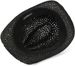 styleBREAKER Trilby Hut in leichter Häkel Optik mit Zierband und Krempe, Sonnenhut, Papierhut, Strohhut, Unisex 04025026