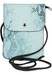 styleBREAKER Damen Mini Bag Umhängetasche glänzender Schlangenleder Optik, Handytasche, Schultertasche, Handtasche 02012366