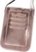styleBREAKER Damen Handy Umhängetasche in Metallic Optik mit Druckknopf, Schultertasche, Handy-Tragetasche, Mini Bag 02012368