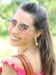 styleBREAKER Damen Sonnenbrille ohne Rahmen mit eckigen Polycarbonat Gläsern und Diamantschliff | UV400 Verlaufstönung | Metallbügel verstellbare Nasenpads