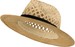 styleBREAKER Unisex Panama Strohhut mit breitem Stoff Zierband, Sommerhut Einfarbig, Papierhut, Sonnenhut 04025028