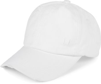 styleBREAKER Damen Baseball Cap im Washed Destroyed Used Look, Ponytail, 6-Panel, Klettverschluss verstellbar 04023080