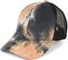 styleBREAKER Damen Ponytail Baseball Cap im Batik Look mit Mesh Einsatz, Basecap, Klettverschluss verstellbar 04023081