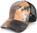 styleBREAKER Damen Ponytail Baseball Cap im Batik Look mit Mesh Einsatz, Basecap, Klettverschluss verstellbar 04023081