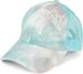 styleBREAKER Damen Ponytail Baseball Cap im Batik Look mit Mesh Einsatz, Basecap, Klettverschluss verstellbar 04023081