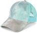 styleBREAKER Damen Ponytail Baseball Cap im Batik Look mit Mesh Einsatz, Basecap, Klettverschluss verstellbar 04023081