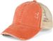 styleBREAKER Damen Baseball Cap im Washed Used Look mit Mesh Einsatz, Ponytail, 6-Panel, Klettverschluss verstellbar 04023085