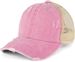 styleBREAKER Damen Baseball Cap im Washed Used Look mit Mesh Einsatz, Ponytail, 6-Panel, Klettverschluss verstellbar 04023085