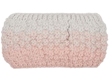 styleBREAKER Damen Strick Stirnband 2-Farbig mit Ombre Farbverlauf, Thermo Fleece Futter, Winter Headband 04026057
