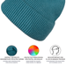 styleBREAKER Unisex Strickmütze mit Rippenmuster und breiter Krempe | Doppelt gestrickte Beanie Wintermütze | Warme Feinstrick Haube für Damen und Herren in vielen Farben