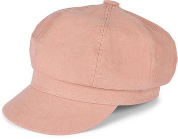 styleBREAKER Damen Ballonmütze aus weichem Stoff, Schirmmütze Vintage Style, Bakerboy Schiebermütze, Newsboy Cap 04023086