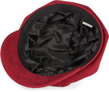 styleBREAKER Damen Ballonmütze aus weichem Stoff, Schirmmütze Vintage Style, Bakerboy Schiebermütze, Newsboy Cap 04023086