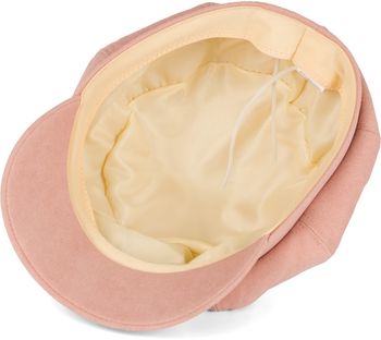 styleBREAKER Damen Ballonmütze aus weichem Stoff, Schirmmütze Vintage Style, Bakerboy Schiebermütze, Newsboy Cap 04023086