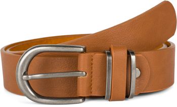 styleBREAKER Unisex Gürtel Unifarben mit Metall an der Gürtelschlaufe, Kunstleder Einfarbig, Hüftgürtel, kürzbar 03010123