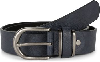 styleBREAKER Unisex Gürtel Unifarben mit Metall an der Gürtelschlaufe, Kunstleder Einfarbig, Hüftgürtel, kürzbar 03010123