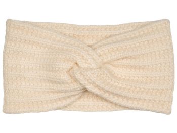 styleBREAKER Damen Strick Stirnband mit Rippstrickmuster und Twist Knoten, Rippmuster, warmes Winter Haarband, Headband 04026059