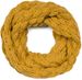 styleBREAKER Damen Strick Loop Schal Einfarbig mit Bubblemuster, warmer Winter Strickschal, Raspberry Pattern Schlauchschal 01018167