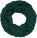 styleBREAKER Damen Strick Loop Schal Einfarbig mit Bubblemuster, warmer Winter Strickschal, Raspberry Pattern Schlauchschal 01018167